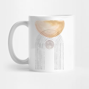 Pastel mid century arch Mug